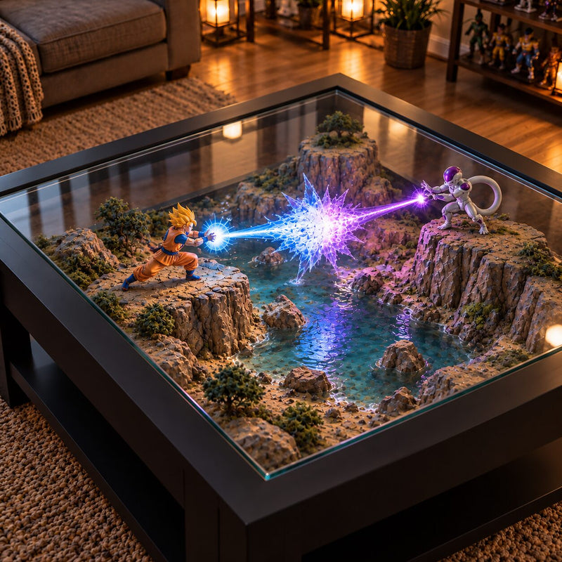 Table Décoration Dragon Ball – Table Basse Lumineuse