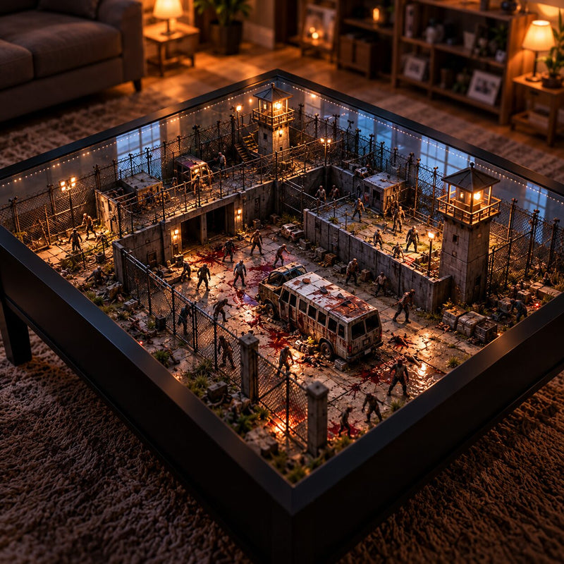 Table Décoration The Walking Dead – Table Basse Lumineuse Prison